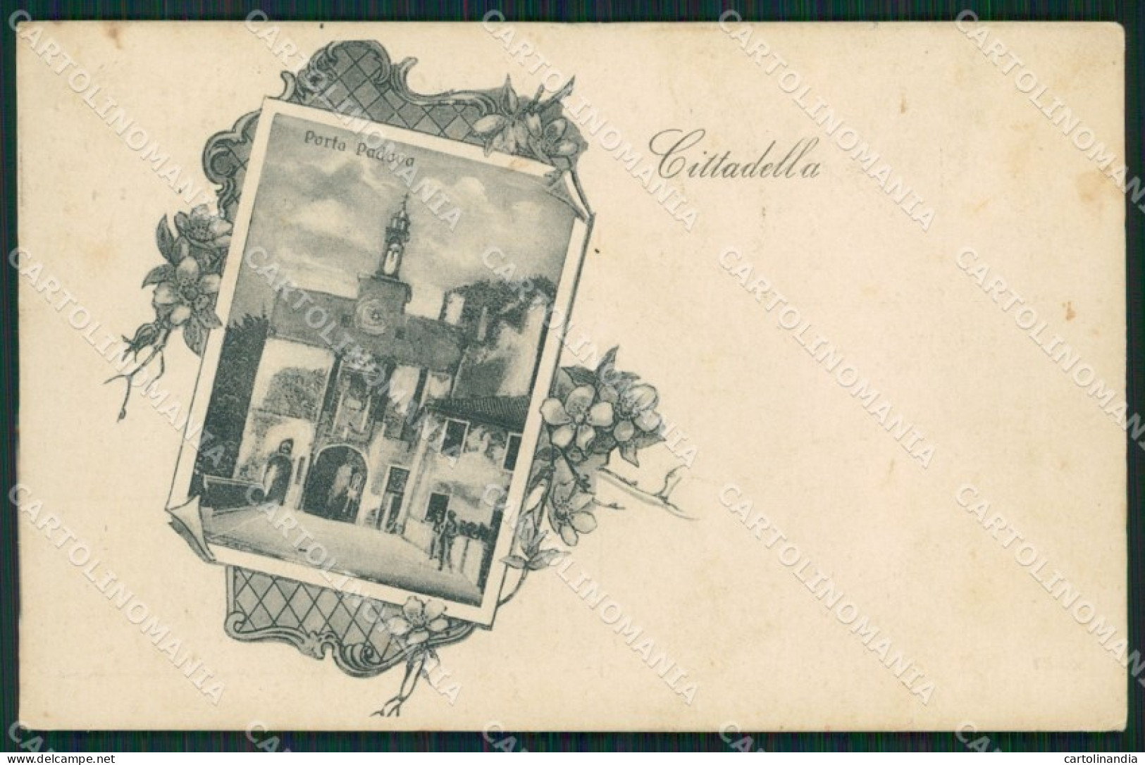 Padova Cittadella Porta Padova cartolina QT1700