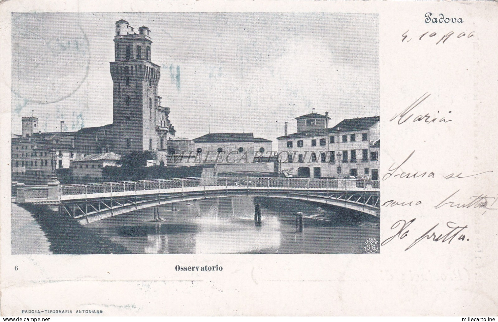 PADOVA - Osservatorio 1900