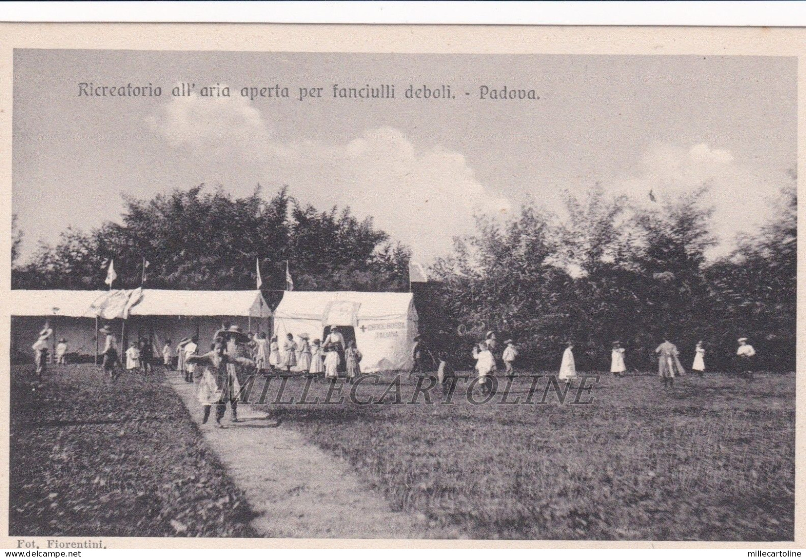 PADOVA: Ricreatorio all'aria aperta per fanciulli deboli - C.R.I.  Padova