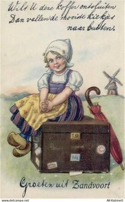 2041 Zandvoort - Zandvoort (Niederlande) Leporello Windmühle I-II (fleck... - 55121607