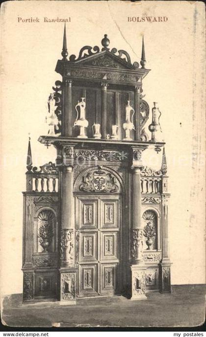 Bolsward Boalsert Portiek Raadzaal Stadhuis
