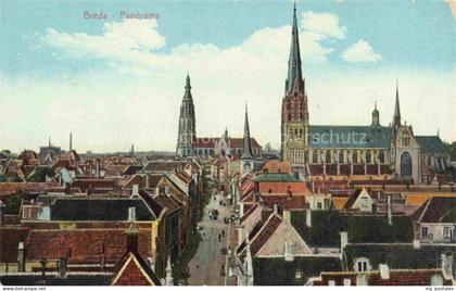 BREDA  Noord-Brabant NL Stadtansicht mit Kirche