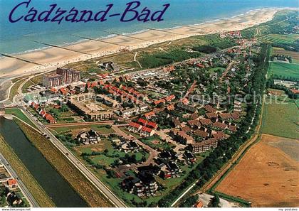 Cadzand Bad Fliegeraufnahme