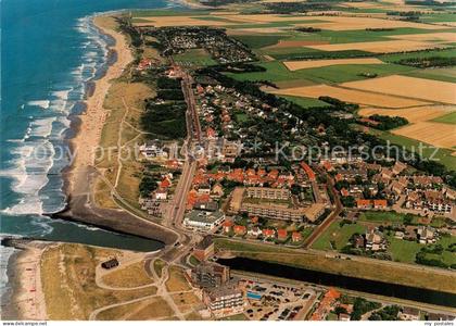 Cadzand Bad Zeeland NL Fliegeraufnahme
