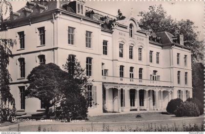 Doetinchem Gemeentelijk Lyceum Holland School Old Real Photo Postcard