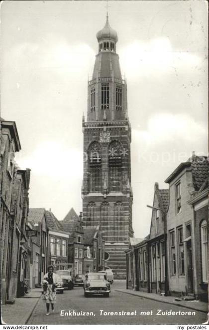 Enkhuizen Torenstraat met Zuidertoren