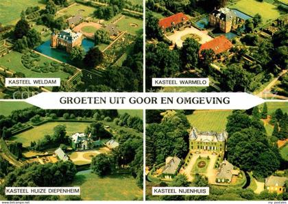 Goor Fliegeraufnahme Kasteel Weldam Warmelo Huize Diepenheim Nijenhuis