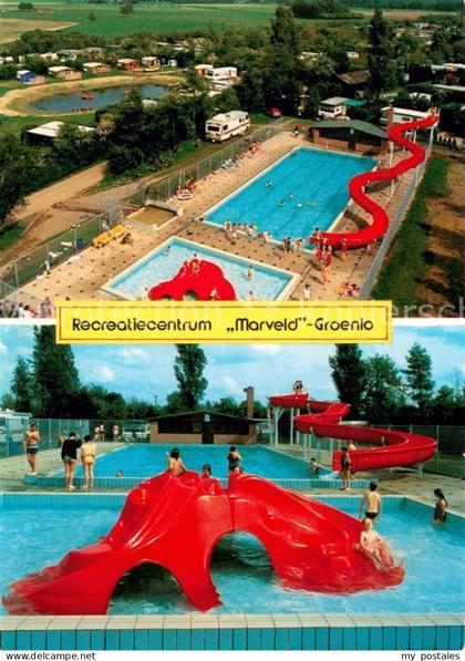 Groenlo Recreatiecentrum Marveld Schwimmbad Wasserrutsche