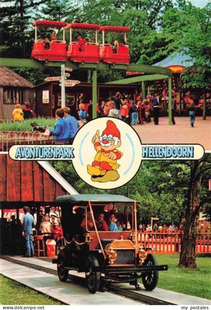 Hellendoorn Overijssel NL Avonturenpark-Hellendoorn Freizeitpark Haengebahn Zug