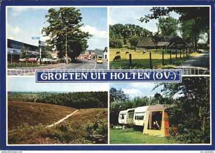 Holten Rijssen Strassenpartie Bauernhof Campingplatz
