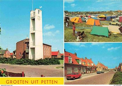 Petten aan Zee Schagen NL Kirche Zeltplatz Strassenpartie