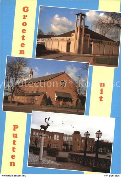 Putten Gelderland Kirchen Stadtplatz