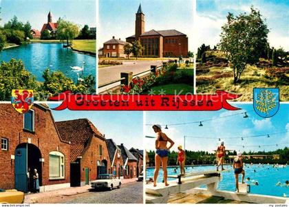 Rijssen Schwanenteich Kirche Schwimmbad