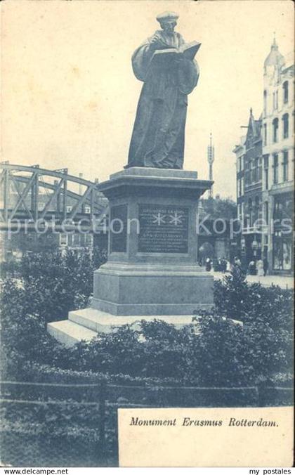 Rotterdam Monument Erasmus Rotterdam