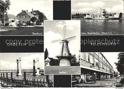 Rozenburg Raadhuis Raadhuisplein Veer Rozenburg- Maassluis