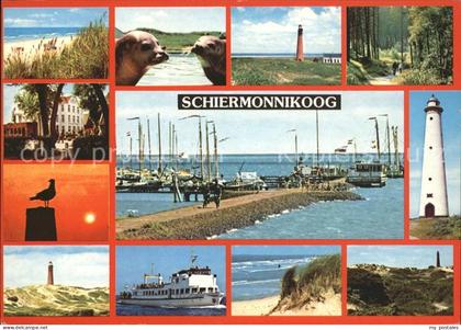 Schiermonnikoog Strand Seehund Leuchtturm Wanderweg Hafen Schiff Duene