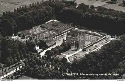 Uithuizen Menkemaborg Schloss Cafe Restaurant Fliegeraufnahme