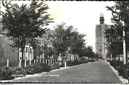 Westkapelle Netherlands Kinderheim en Vuurtoren
