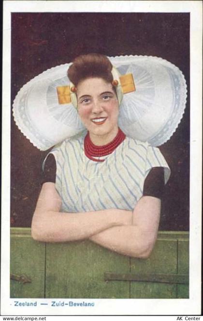 Zeeland Niederlande, Zeeland, -Zuid Beveland-, Frau in Tracht, Kopfhaube... - 20051891