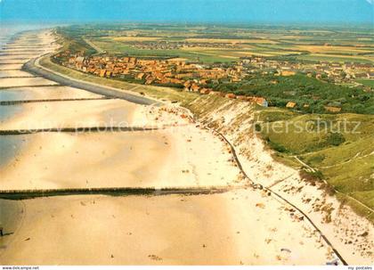 Zoutelande Strand Kuestenort Fliegeraufnahme