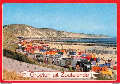Zoutelande Zeeland NL Kuestenpanorama Strand