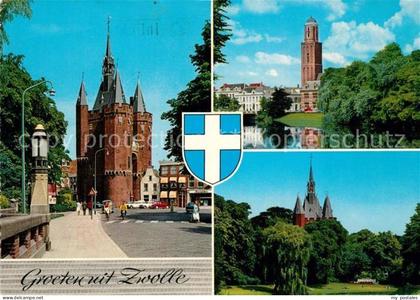 Zwolle Overijssel Kirche Stadtansicht
