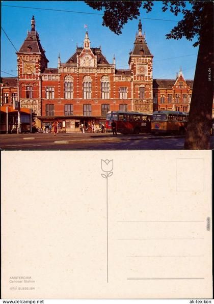 Amsterdam Amsterdam Hauptbahnhof / Central Station / Centraal station 1970