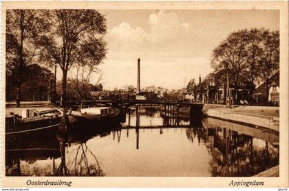 CPA APPINGEDAM Oosterdraaibrug NETHERLANDS (706083)