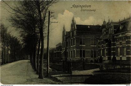 CPA APPINGEDAM Stationsweg NETHERLANDS (706126)