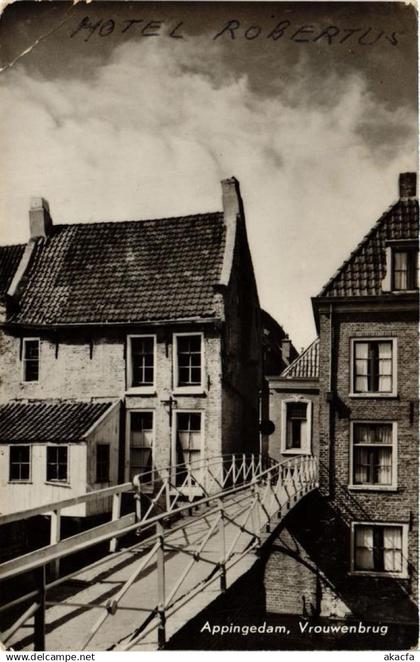 CPA APPINGEDAM Vrouwenbrug NETHERLANDS (705934)