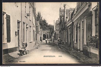 AK Breukelen, Beschauliche Partie in der Dorfstrasse
