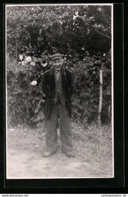 Foto-AK Dedemsvaart, Alter Einwohner der Gemeinde