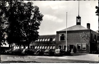 CPA Exloo Drenthe Niederlande, Raadhuis Gem. Odoorn