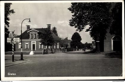 CPA Gieten Drenthe Niederlande, Straßenpartie