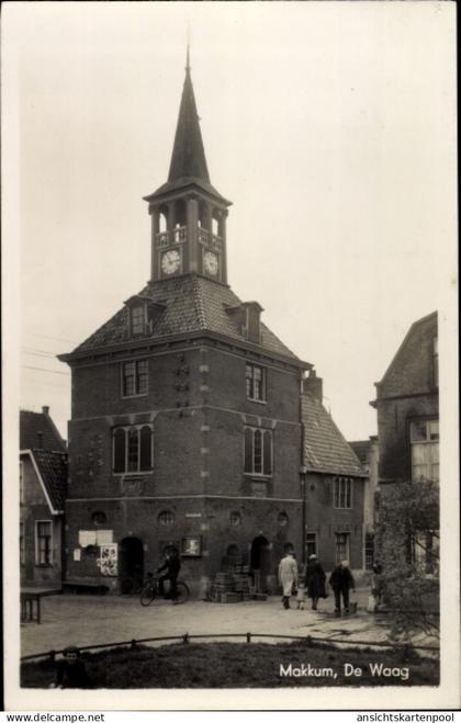 CPA Makkum Friesland Niederlande, De Waag