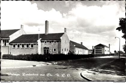 CPA Wolvega Friesland Niederlande, Zuidschool met Chr. U. L. O.