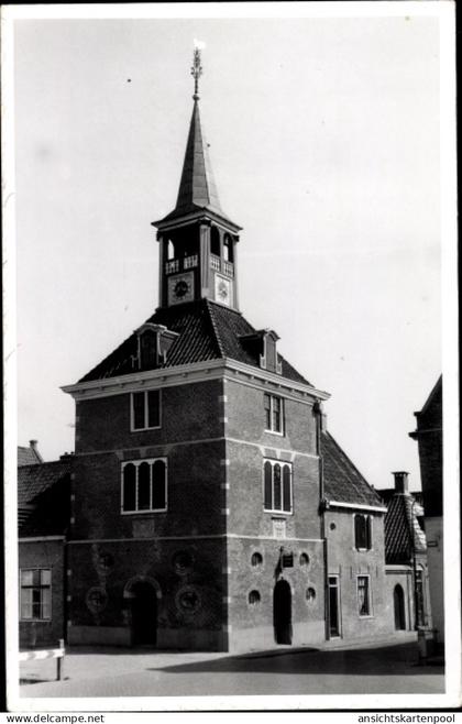 Photo CPA Makkum Friesland, Waaggebouw, Waage