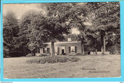 NEDERLAND prentbriefkaart rentmeestershuis 1909 Hummelo naar Weesp