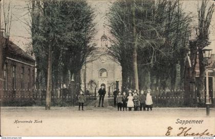 CPA Sappemeer Groningen Niederlande, Reformierte Kirche