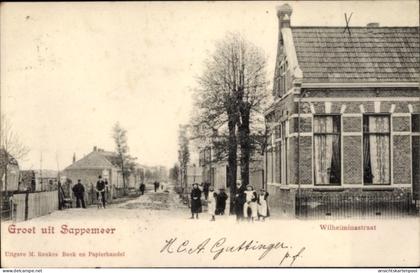 CPA Sappemeer Groningen Niederlande, Wilhelminastraat