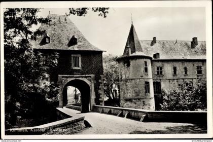 AK Klimmen Limburg Niederlande, Kasteel Rivieren, Torbogen, Brücke