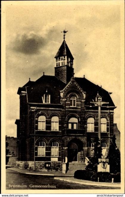 CPA Brunssum Limburg Niederlande, Gemeentehuis