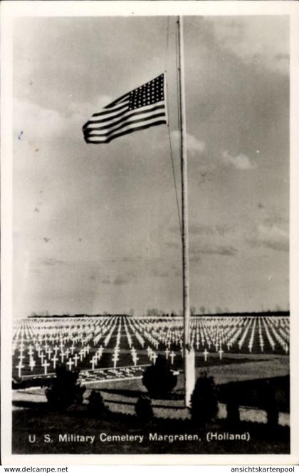 CPA Margraten Limburg Niederlande, US-Militärfriedhof