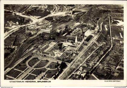 CPA Rumpen Brunssum Limburg Niederlande, Staatsmijn Hendrik, Fliegeraufnahme