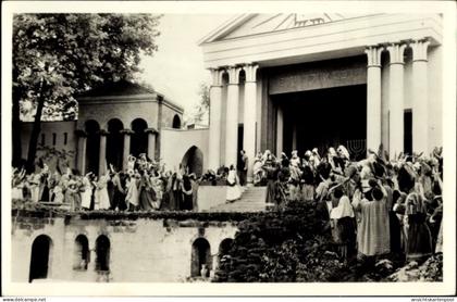 CPA Tegelen Heidenend Venlo Limburg Niederlande, Passionsspiel, Tempel