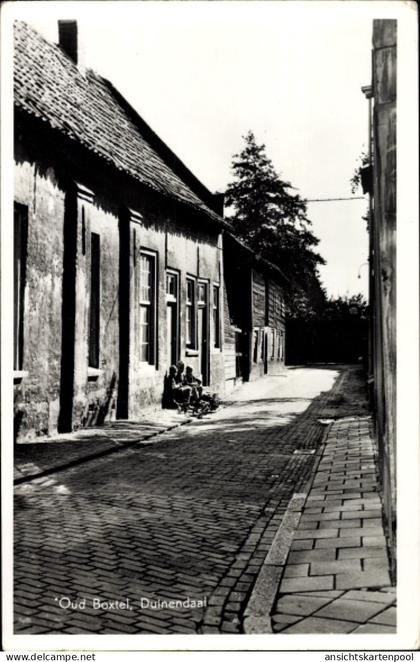 CPA Boxtel Nordbrabant, Oud Boxtel, Duinendaal, Dorfpartie, Straßenszene