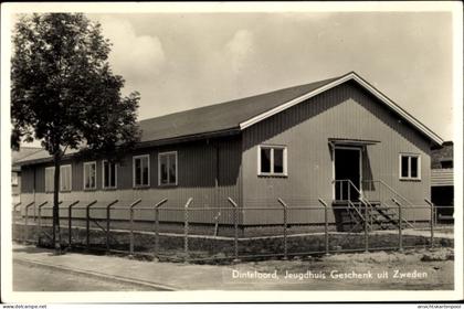 CPA Dinteloord Nordbrabant, Jeugdhuis Geschenk uit Zweden