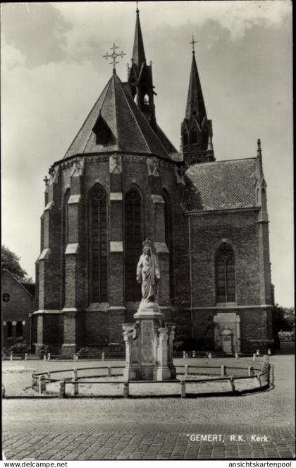 CPA Gemert Bakel Nordbrabant Niederlande, Kirche, Denkmal