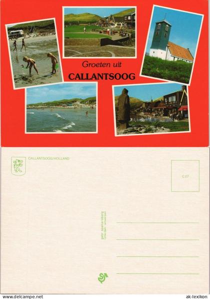 Postkaart Callantsoog-Schagen Mehrbild-AK mit 5 Ortsansichten 1980