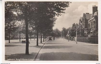 AK 1942 SCHIEDAM, Burgemeester Knappertlaan - gelaufen